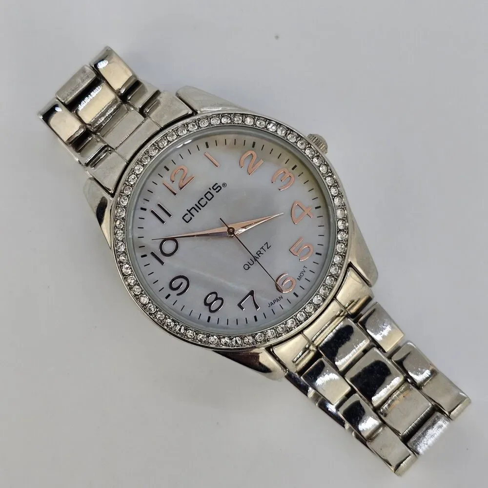 Chico's Women's Watch 41MM Gray Gold Dial‎ Gray Gold Bracelet 6.5